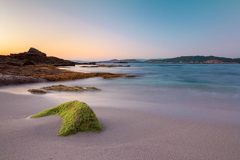Beach on the Galacian coast of Spain Beach on the Galician coast of Spain