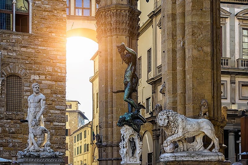 Explore the streets of Renaissance Florence, Palazzo Vecchio.