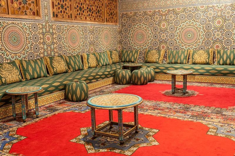 Morocco Expedition Tour: Mystique & Wonders Decorated room in Fez, Morocco