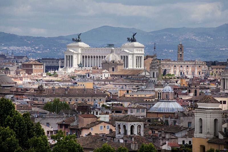 Altare della Patria in Rome, Italy.