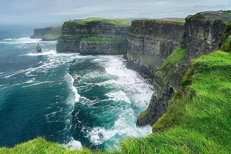 The Cliffs of Moher is Ireland's most popular attraction