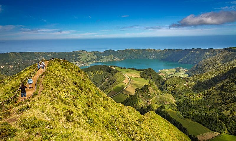 Sete Cidades Lagoa in Ponta Delgada.