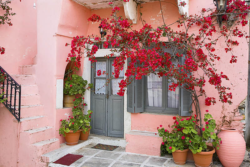 You can spend the night in one of these medieval houses, Naxos, Greece