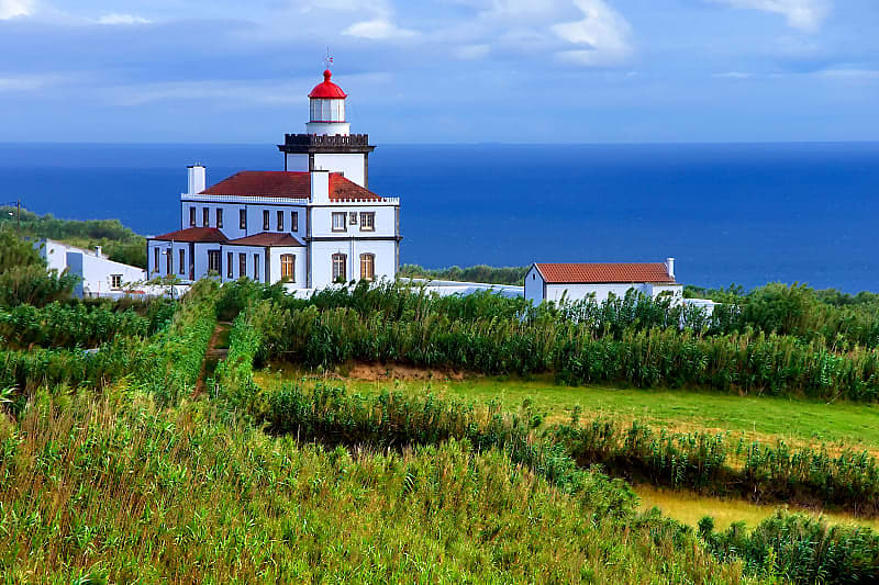 Lighthouse Ponta da Ferraria San Miguel, Azores