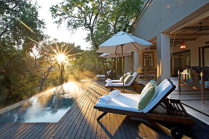 The Royal Portfolio Africa House Sun Deck and Pool in Thornybush Private Game Reserve, South Africa The Royal Portfolio Africa House Sun Deck and Pool in Thornybush Private Game Reserve, South Africa