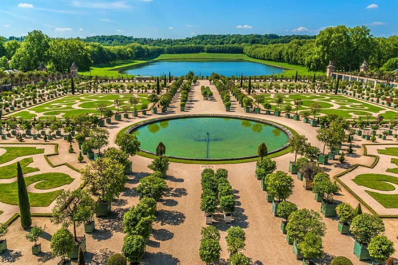 Splendor of greenery and luxury, Versailles, Paris