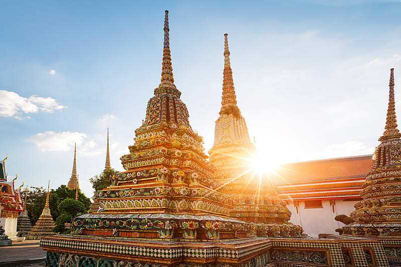 Wat Pho in Bangkok, Thailand.