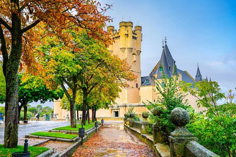 Alcazar of Segovia, Spain.