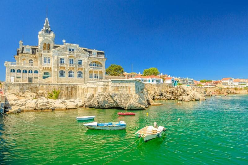 Seixas Palace, old town of Cascais, Portugal