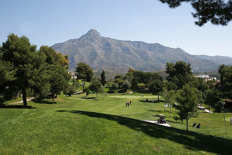 Golfing in Marabella, Spain