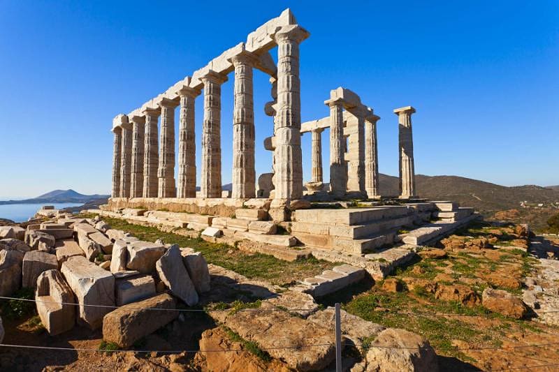 Culture and Charm: A Family-Friendly Greece Vacation Poseidon temple at Cape Sounion in Greece