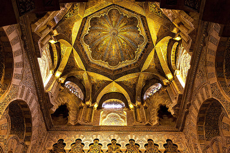 Dome in the The Mosque–Cathedral of Córdoba