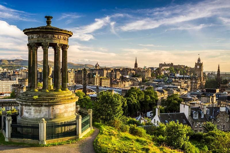 Edinburgh view from Calton Hill