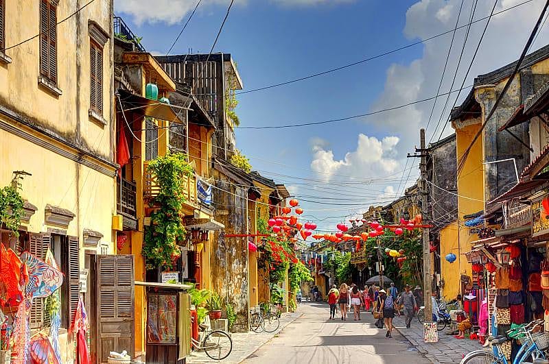 On the street of Hoi An, Vietnam