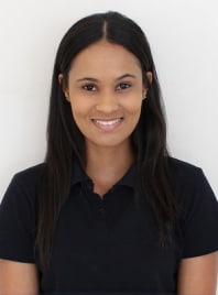 Travel agent Cearl in the South African office