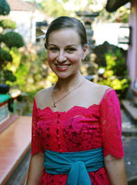 Travel agent Valeriya in Indonesia