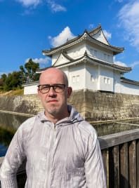 Travel agent Scott in Japan