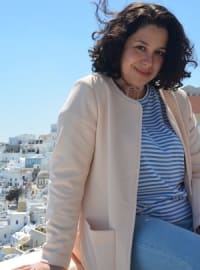 Travel agent Kate in Greece