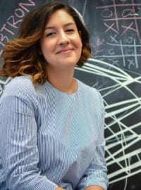 Travel agent Anna in Greece office