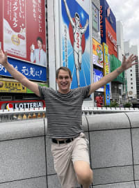 Travel agent Jeff in Japan