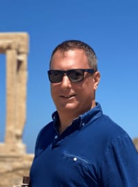 Travel agent Bernhard in Greece