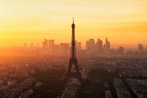 Eiffel tower in Paris, France