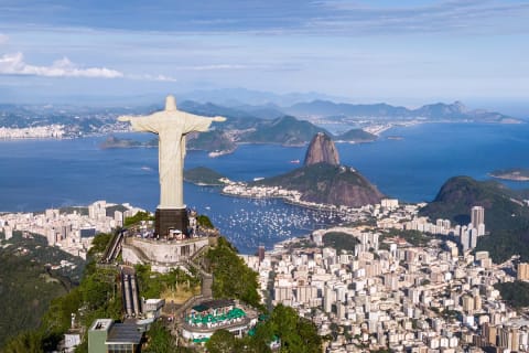 Christ the Redeemer Statue in Rio de Janeiro, Brazil