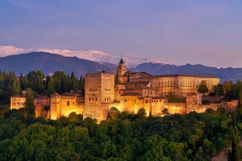 Alhambra in Granada, Spain.