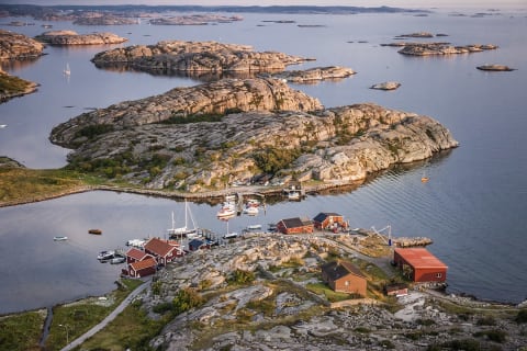 Small town on the west coast of Southern Sweden