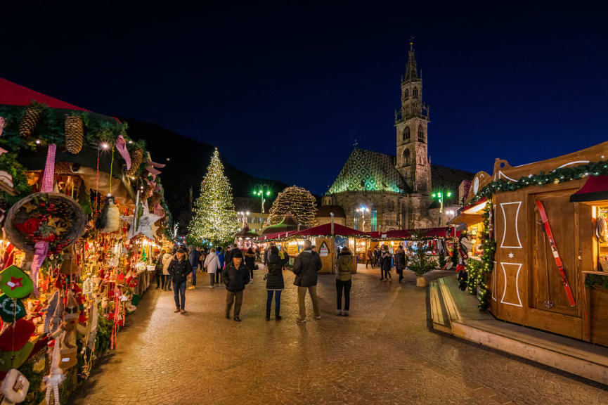 Christmas market in Bolzano, Italy