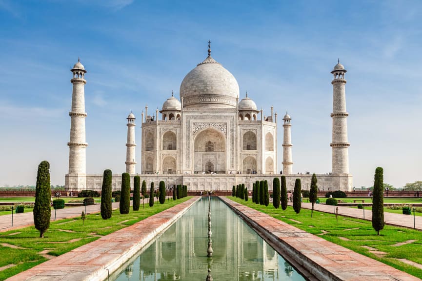 Majestic Taj Mahal, Agra, India