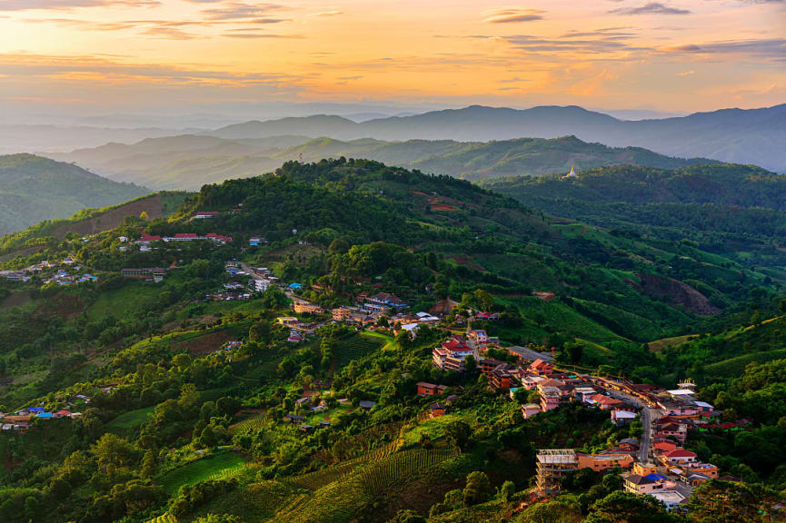 Village in Chiang Rai, Thailand