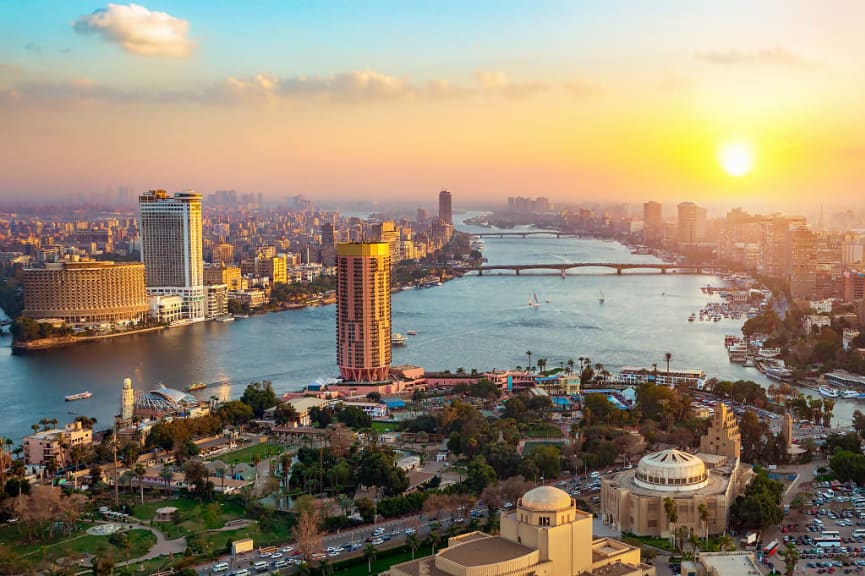 Cairo is the largest city in the Middle East, Egypt