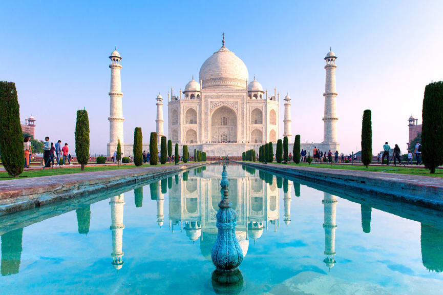 Taj Mahal in Agra, India 