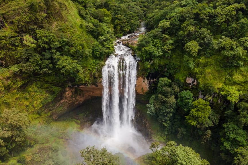 Kiki waterfall in the Comarca Region, Panama