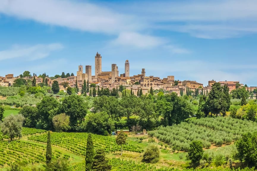 San Gimignano in Tuscany, Italy