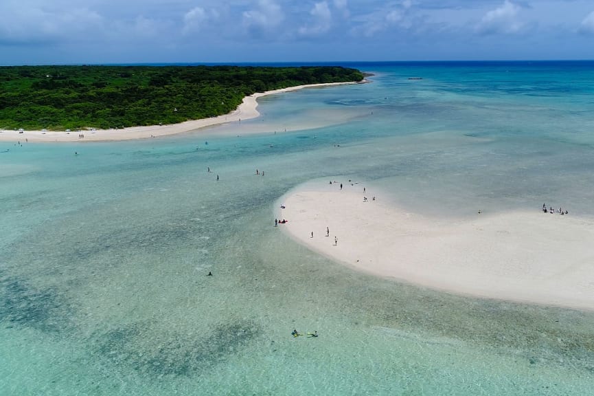 Kondoi Beach on Taketomi Island, Japan