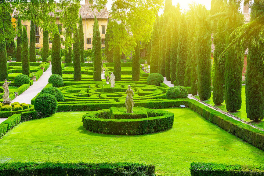 Giusti Garden in Verona, Italy