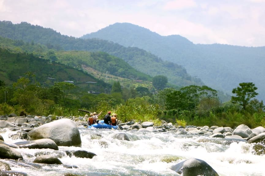 Whitewater rafting in Costa Rica