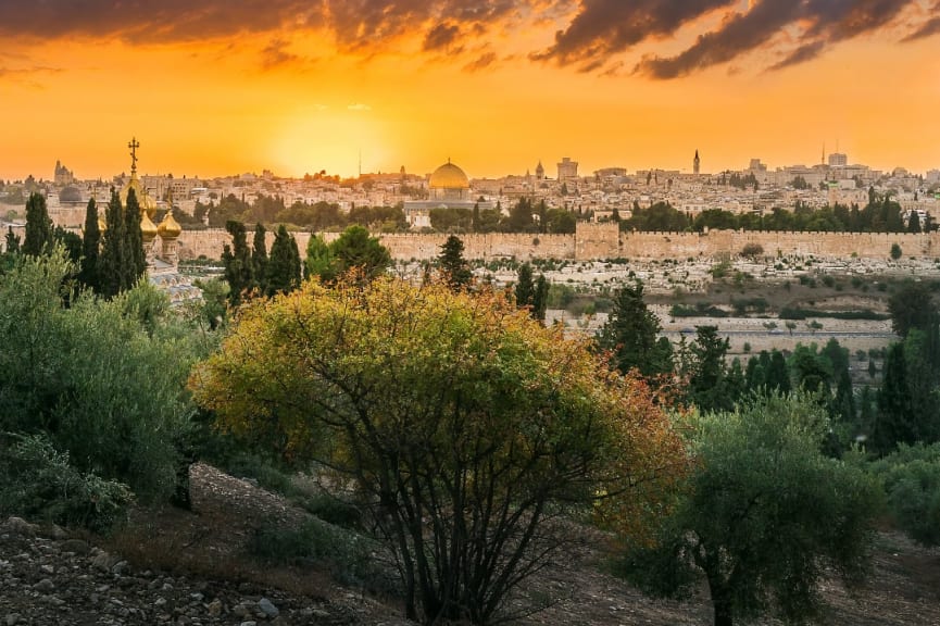 View of Jerusalem from the Mount of Olives 