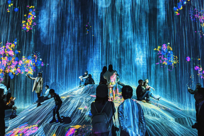 TeamLab Borderless in Tokyo, Japan