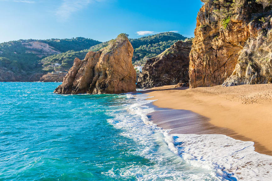 Beach in Begur, Spain