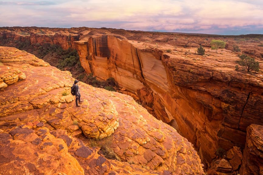 Hiking Kings Canyon in Australia's Northern Territory