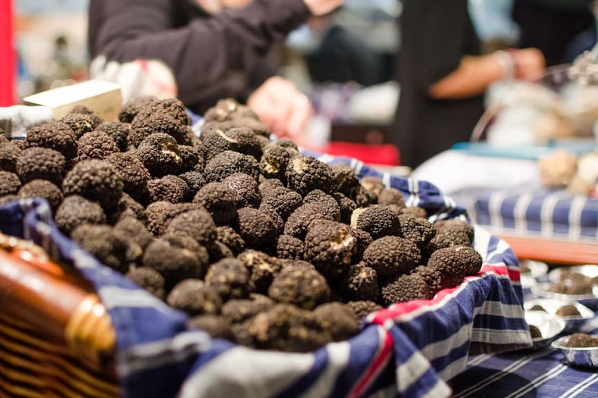 Truffle Fair in Alba, Italy