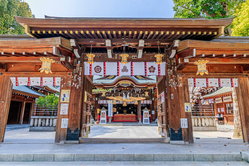 Kushida Shrine in Fukuoka, Japan