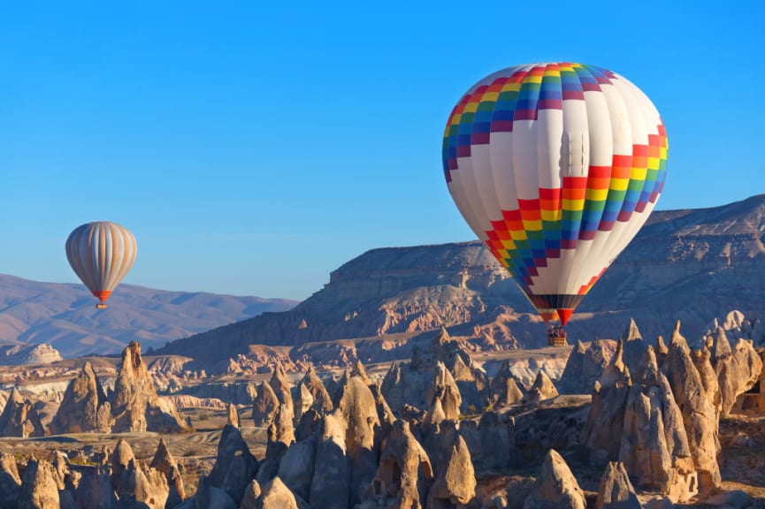 Balloons over Cappadocia, Turkey