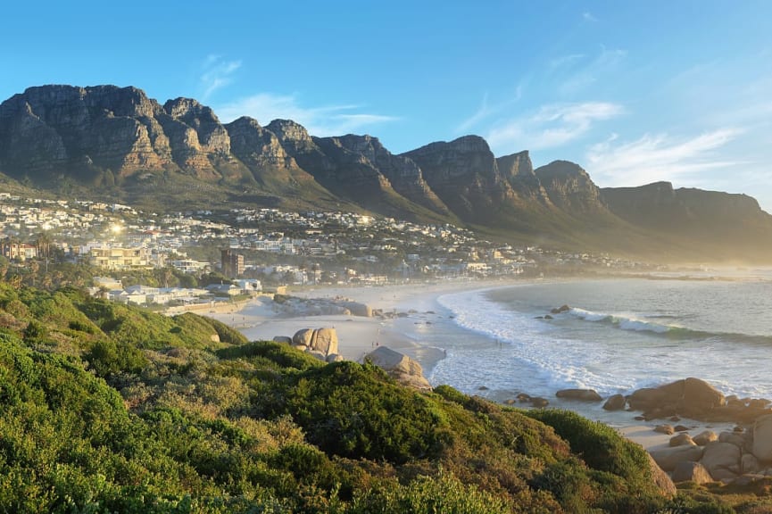 Camps Bay in Cape Town, South Africa