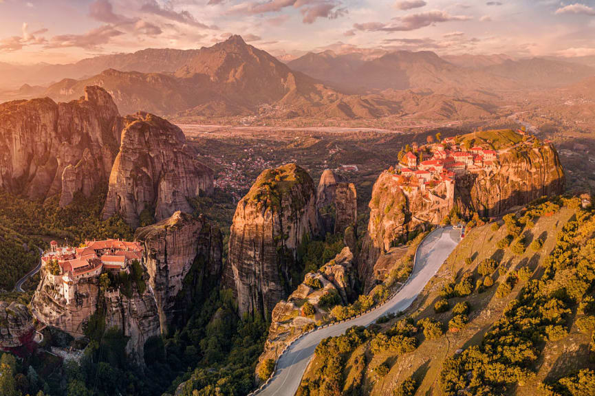 Monasteries at Meteora, Greece