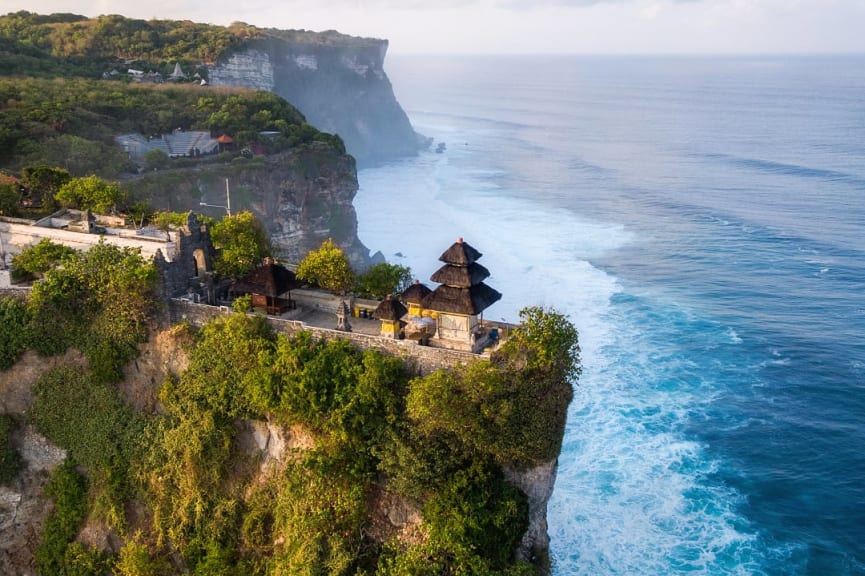 Uluwatu Temple in Bali.