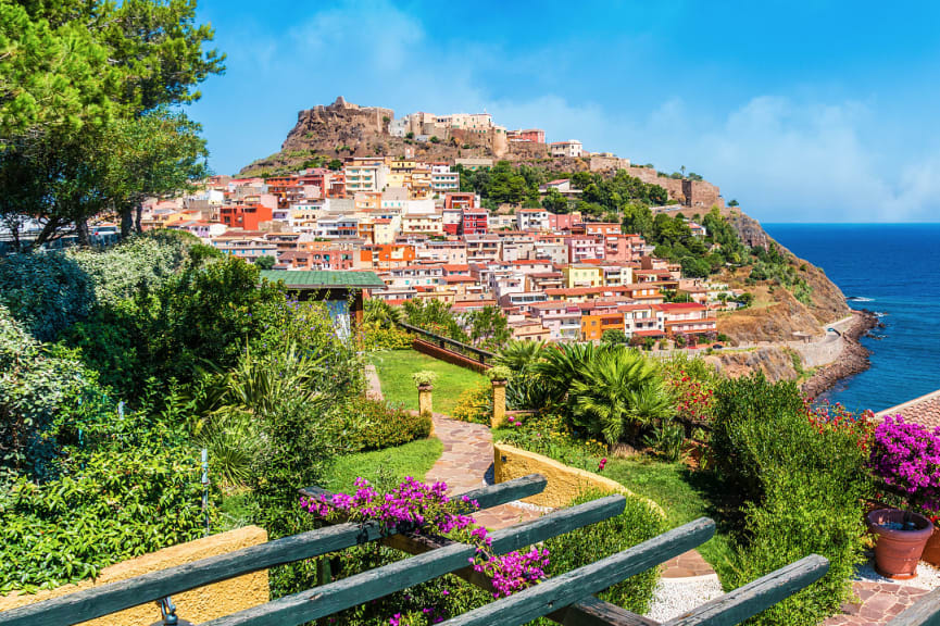 Town of Castelsardo, Province of Sassari, Sardinia, Italy